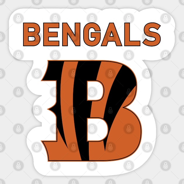 Bengals Number 9 Sticker by apparel-art72